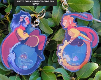 LAST CHANCE LMK Sun and Moon Shaker Charms 4 inches