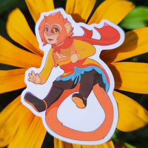 LAST CHANCE Macaque and Sun WuKong CLEAR Water Proof Stickers
