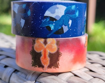 Sun and Moon fox Washi Tape