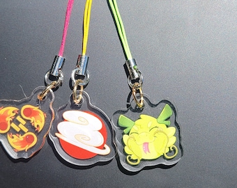 Traffic Light Trio Phone Charm
