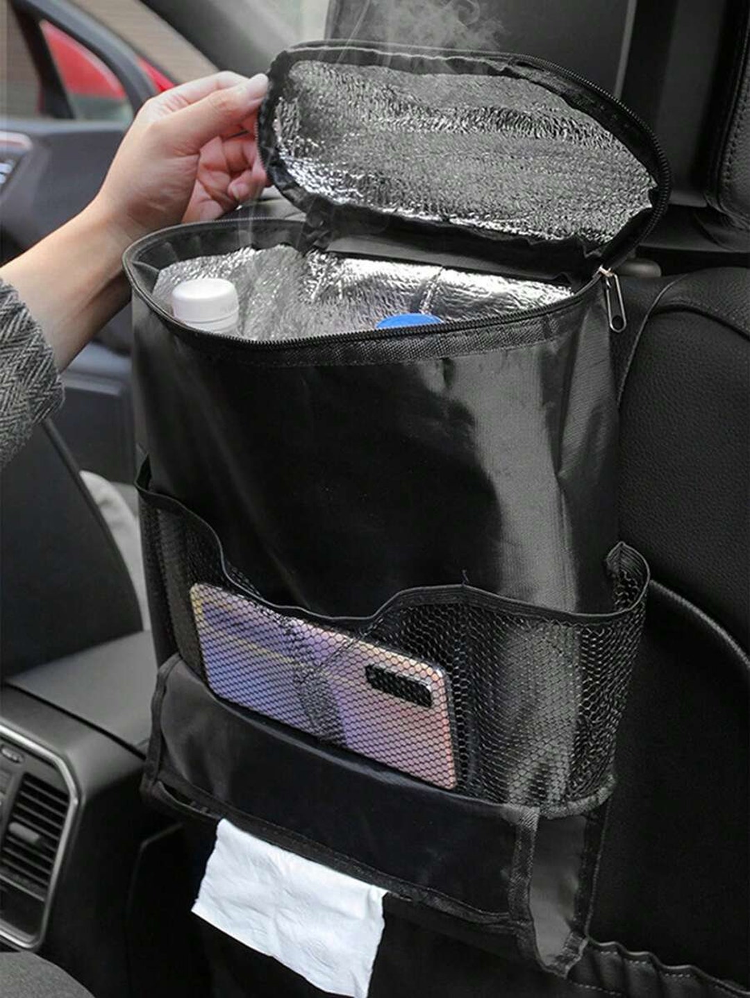 Passenger Storage Bin Back Seat Car Storage Bag Quilted Car Etsy