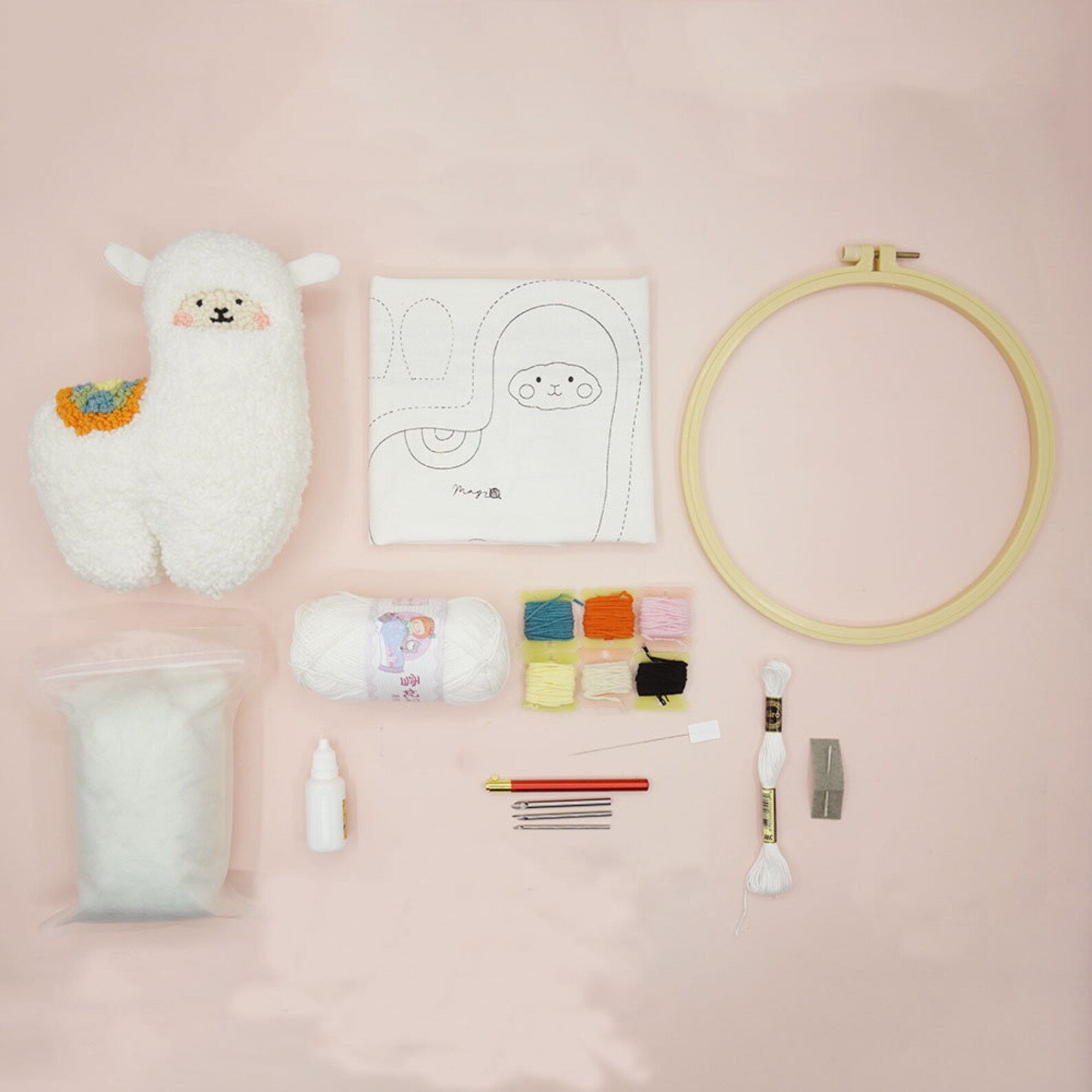 Llama Punch Needles Start Kit Beginner Punch Needle Kit With Etsy