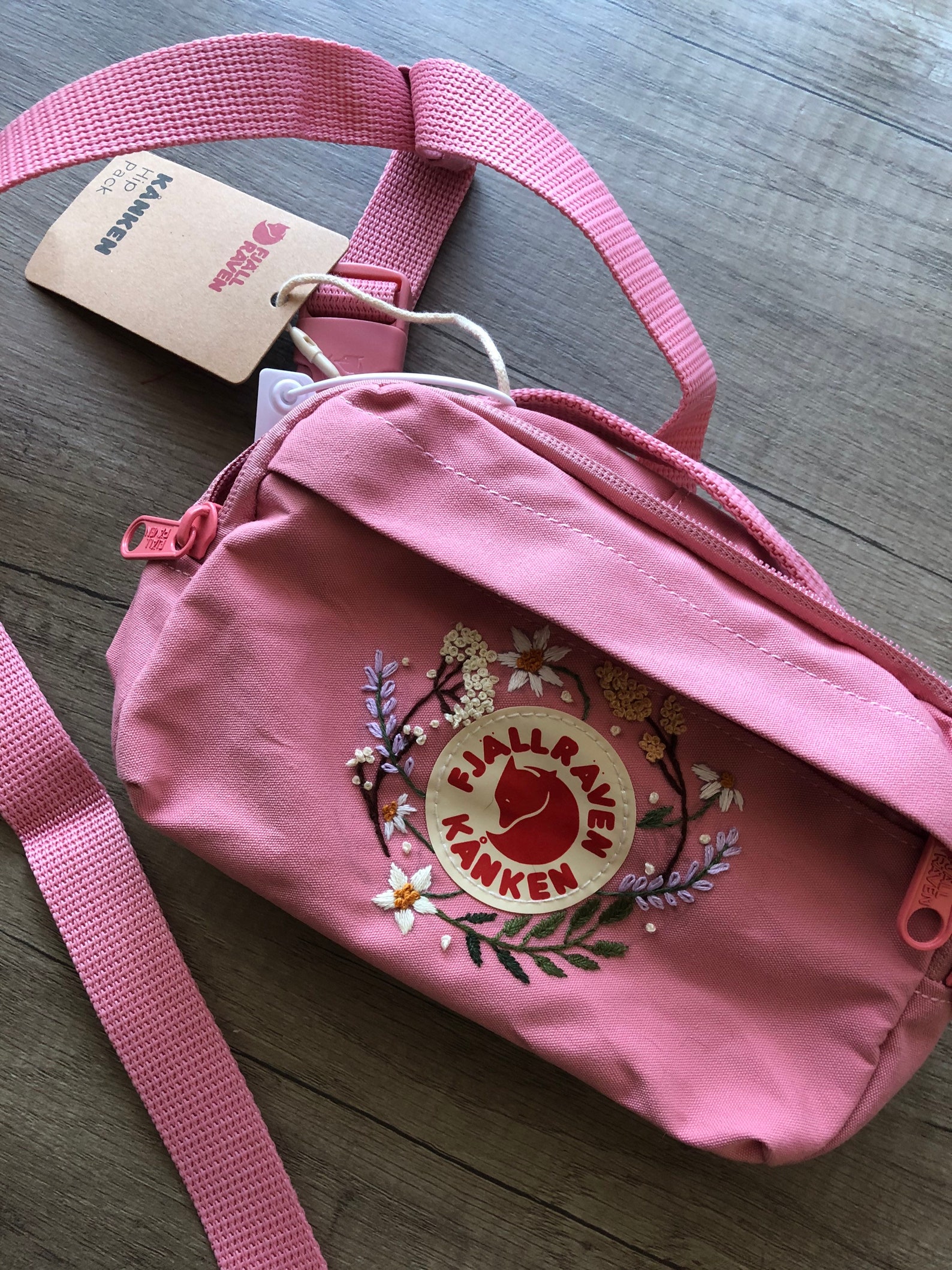 Made to Order Embroidered Fjallraven Kanken Hip Pack Etsy