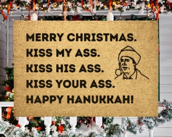 Holiday Decor Doormat | Christmas Vacation Clark Griswold Door Mat | Christmas Doormat | Door mat Funny | Griswold Christmas