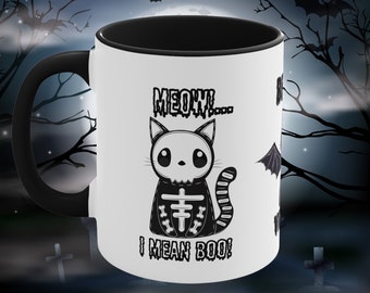 Halloween Cat Mug | Best Selling Mugs | Black Cat Mug | Cat Lover Gift for Halloween | Cat Dad Mug For Halloween