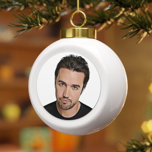 MAC Always Sunny Inspired Christmas Ball Ornament, Funny tree ornament, Funny Christmas Gift, It&#39;s Always Sunny Gift