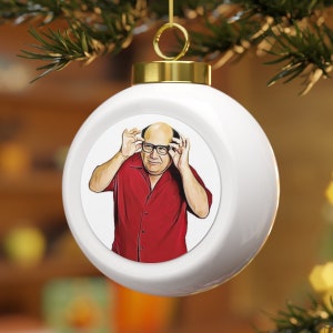 Frank Always Sunny Inspired Christmas Ball Ornament, Funny Christmas Gift, Funny Stocking Stuffers, Always Sunny Gift