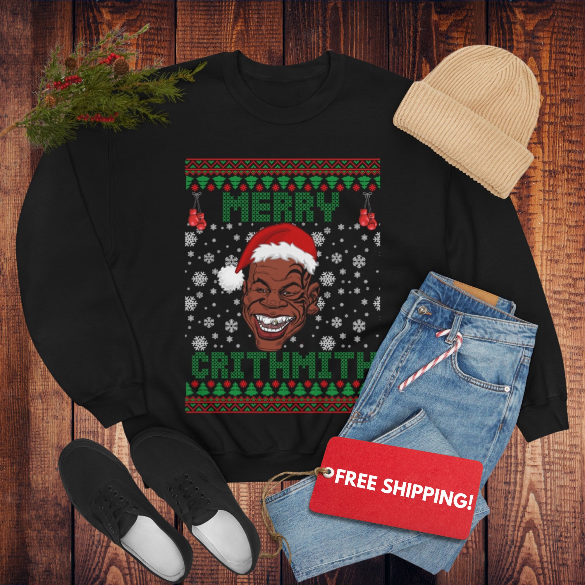 Merry chrithmith ugly sweater best sale