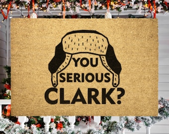 Holiday Decor Doormat | Christmas Vacation Clark Griswold Door Mat | Christmas Doormat | Door mat Funny | Griswold Christmas
