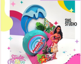 Box-Vorlage für Chiclet Hubba Bubba, kompatibel mit Silhouette und Cricut, in SVG- und STUDIO-Schneiddatei.