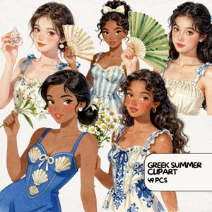 blue holiday party dress Eternal Island of Girls~Lolita Tethys Tears Greek JSK Dress