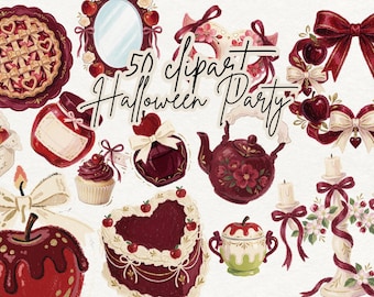 Dark Apple Halloween Clipart PNG, Poison Apple Coquette Stickers, Burgundy Goodnotes Planner, Scrapbook Frames, Party Decor