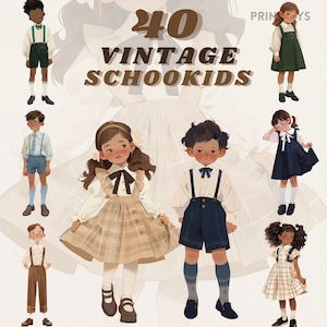 Cute School Uniform Etsy