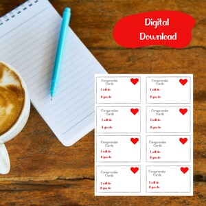 Kompromisskarten Digitaler Download für gesunde erfolgreiche unterstützende Beziehungen