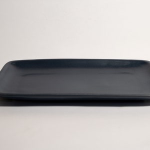 Handmade Ceramic Rectangle Platter , Appetizer Tray  set of 2 , housewarming gifts, desert serving plate, desert plate Christmas dinner gift