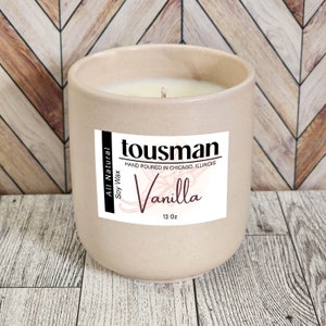 Very Vanilla Bliss - Hand-Poured 13 Oz Soy Wax Scented Candle for Cozy Comfort