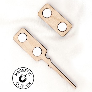 -QuickClip Minis | Magnetischer Boutonniere-Clip, DIY Clip-On Boutonniere mit starken Haltemagneten, handgemachter Magnet-Knopflochclip ohne Pin