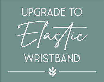 Upgrade-Corsage mit silbernem elastischem Armband