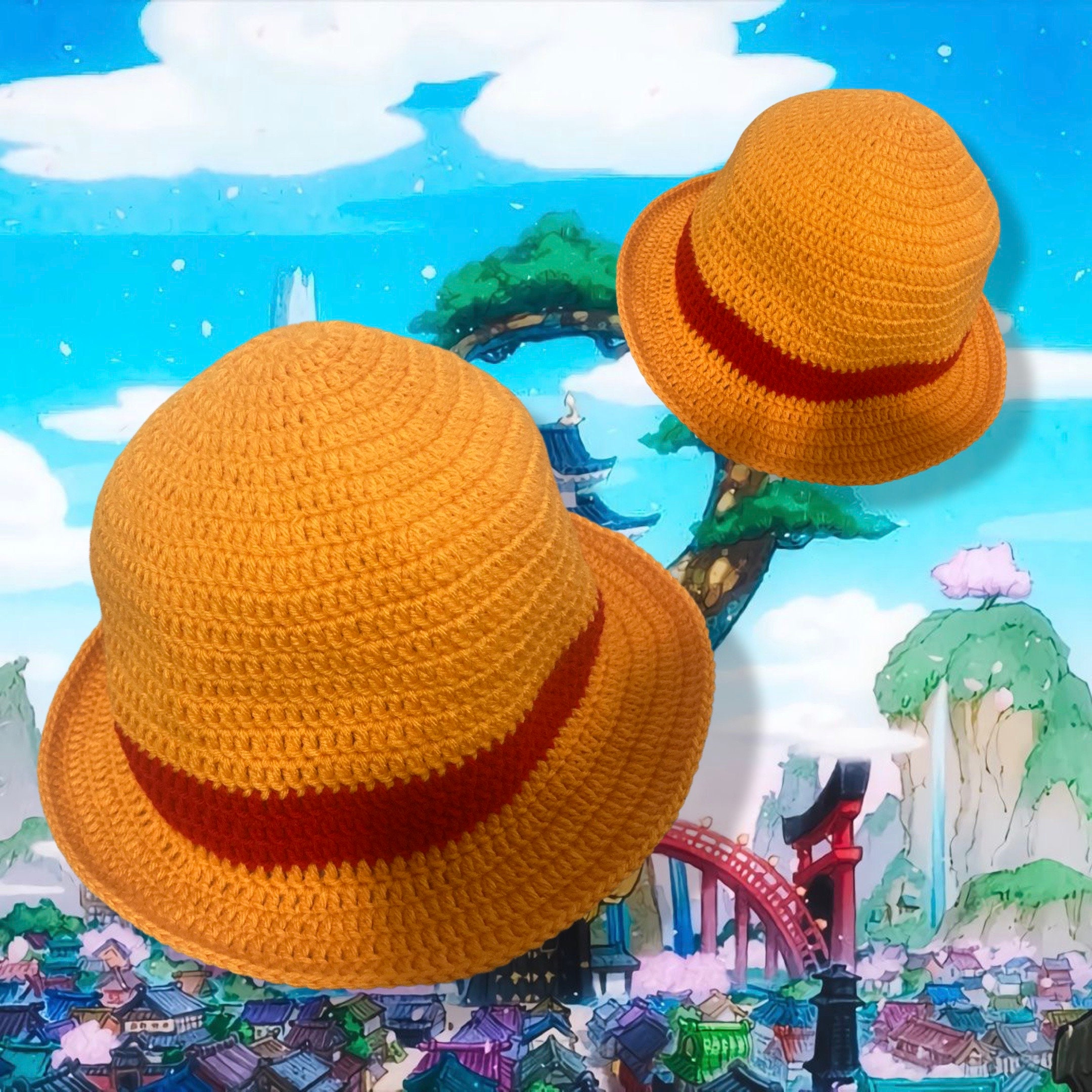 ONE PIECE Luffy Ace Straw Hat Anime Character Cosplay Props Cowboy Hat  Straw Hat Sunscreen Sun Hat Flat Cap Cartoon Costume Gift