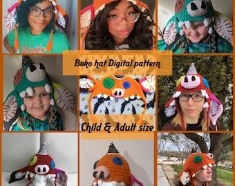 Boko Hat- DIGITAL PATTERN PDF