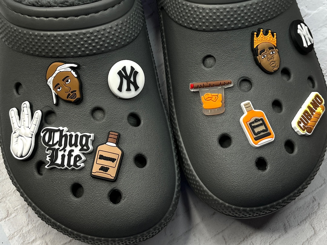 Rapper Croc Charms Rap Croc Charms Hip Hop Croc Charms Etsy