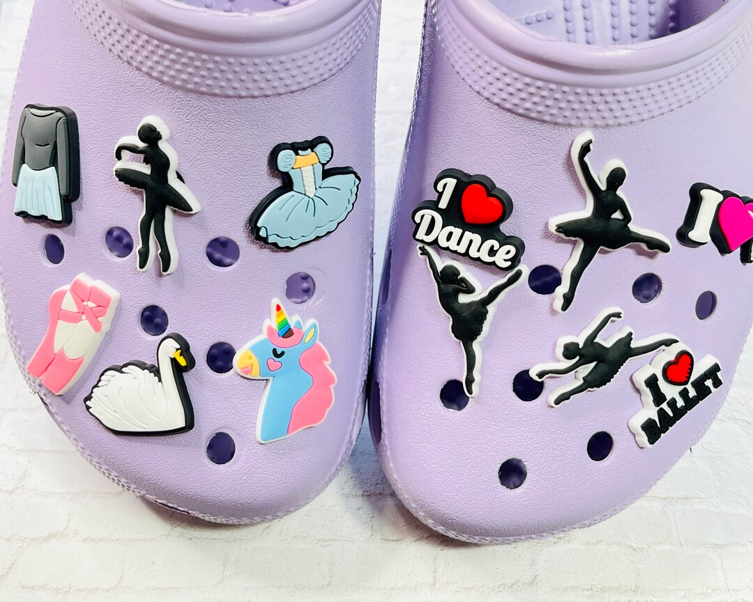 Ballet Croc Charms Ballerina Croc Charms Dance Croc Charms Etsy