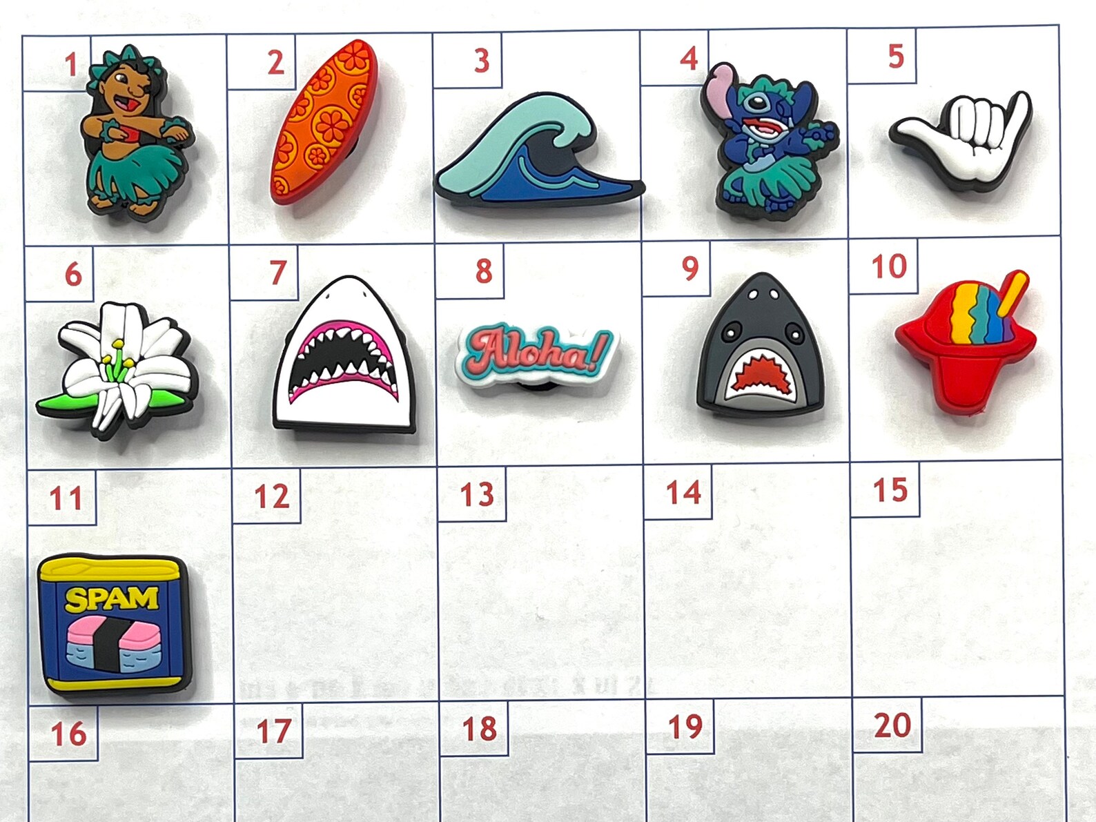 Hawaii Croc Charms Island Croc Charms Aloha Croc Charms Etsy