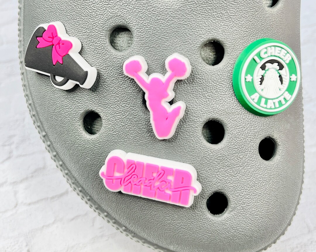 Cheer Croc Charms Cheerleading Croc Charms Cheerleader Etsy