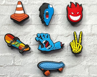 Skater Croc Charms - Etsy