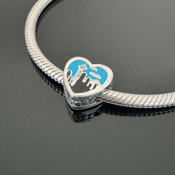 Pandora Seattle Exclusive Heart Charm | Authentic Pandora Charm