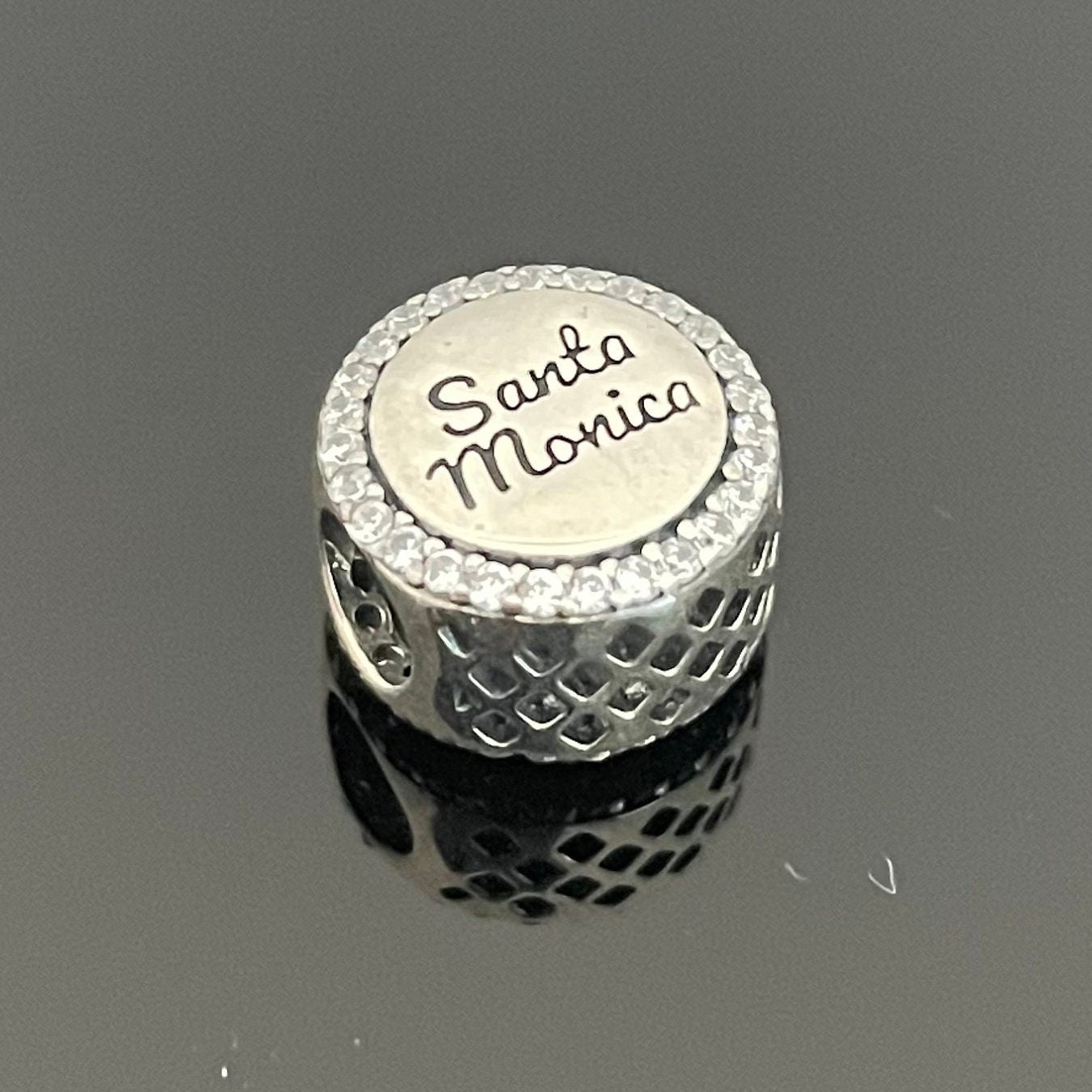 Pandora Santa Monica Beach Charm 925 Sterling Silver Jewelry