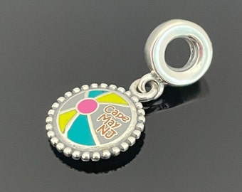 Pandora Cape May Beach Ball Exclusive Dangle Charm Travel Pendant |925 Jewelry | Women Jewelry | Charms For Bracelet