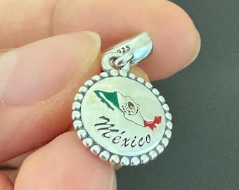 Pandora Mexico Map Exclusive Dangle Charm |Gift for Friends |Travel Charm For Pandora Bracelet | Pandora Travel Charm |Gift for Her