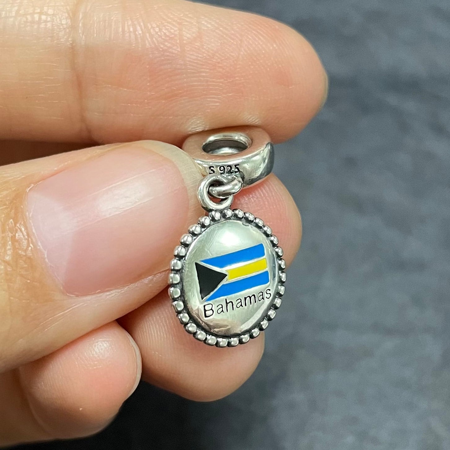 BronaGrand 60 Ciondoli Bandiera Americana In Lega – Per Collane, Bracciali E Accessori Fai Da Te - 2