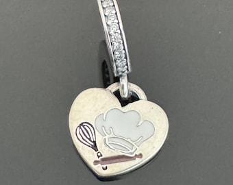 Genuine Pandora Chef Dangle Charm: 925 Sterling Silver with Pandora Box