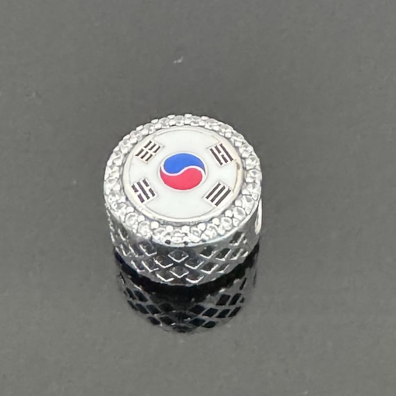 A Real Pandora |pandora KOREA Flag Charm Bead Charm |charm for