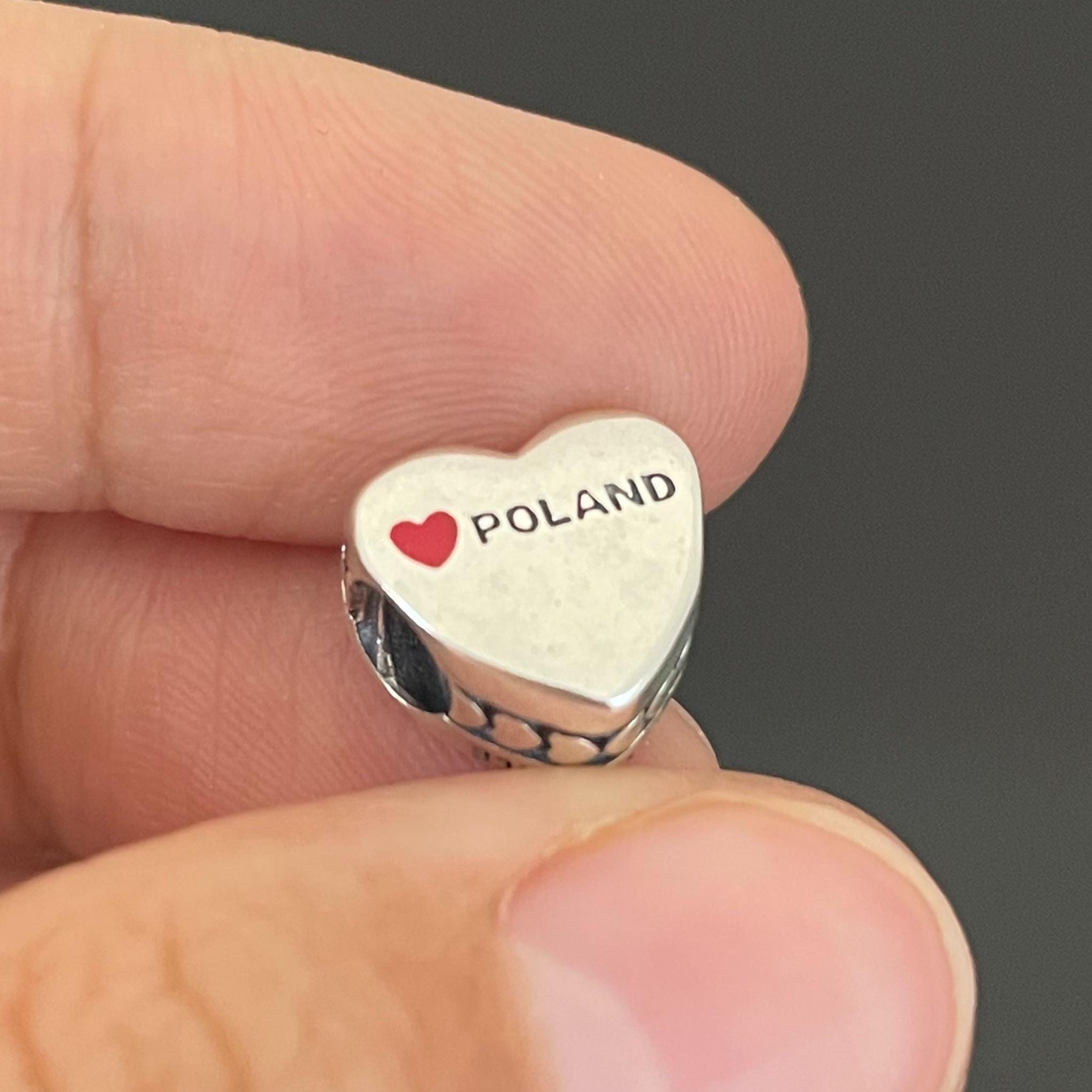 Pandora I Love Poland限定チャーム | Pandora ハートチャーム