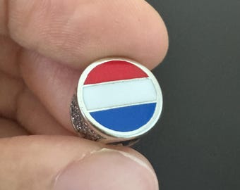 A Real Pandora France Flag Exclusive Bead Charm | With Free Gift Box | Pendant for Pandora Bracelet