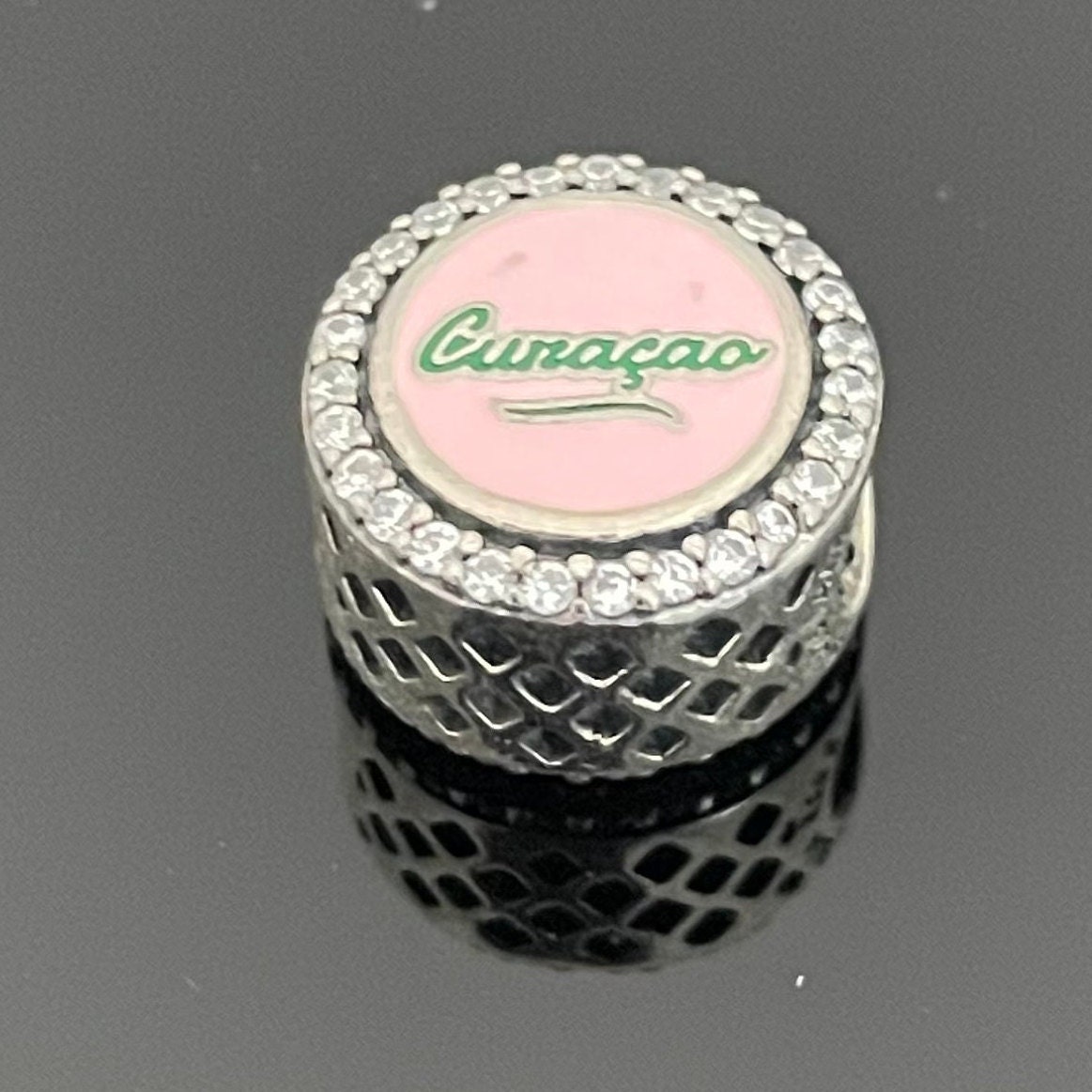 Pandora gravierte Knopf Charm Kaktus Curacao Charm Silber 925 ALE | Charm  fr Armband und Kette | Geschenk fr Sie | Muttertagsgeschenke - Etsy.de