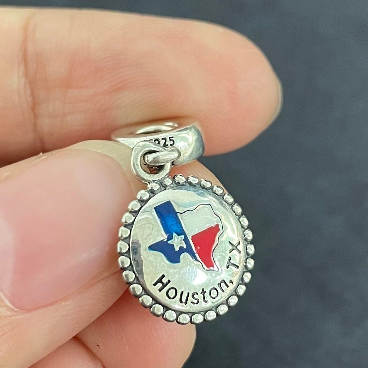 Pandora Houston Texas チャーム | S 925 ジュエリー | レディース