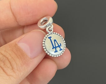 Pandora MLB LA ロサンゼルス限定ダングルチャーム | 実物 Pandora