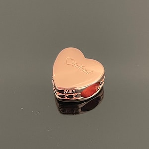 Pandora  Ireland Heart Charm | I Love Ireland Charm Rose gold-plated Pendant | Pandora Heart Charm for Bracelets | Gift for Her