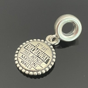 Pandora Broadway Park Avenue Madison Wall St Travel Dangle Charm | 925 Jewelry | Charms For Bracelet | Pandora Charms | Mother&#39;s Day Gift