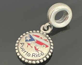 Pandora Puerto Rico Exclusive Charm |925 Jewelry | Women Jewelry | Charms For Bracelet | Gift for Her