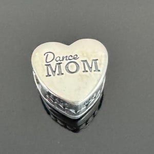 Mother&#39;s Day Gift | Pandora Dance Mom Heart Charm |Authentic Pandora Charm for Bracelets |925 Women Jewelry |Gift for Trip |Travel Gift
