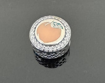 Pandora GEORGIA Bead Charm|Real Pandora 925 Sterling Silver Charm | Charm for Pandora Travel Bracelet | Gift for Her |Gift for Friend