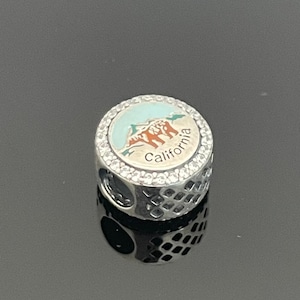 Pandora California Exclusive Charm | Charm for Bracelet| Charms for Bracelets for Women| Gift for Her | Mother’s Day Gift