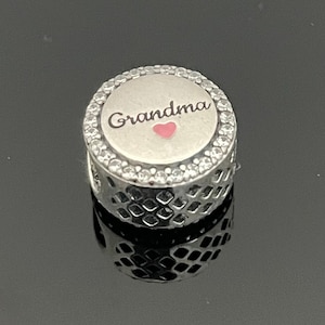 Pandora Grandma CZ Charm | Sterling Silver Jewelry | Dangle Charm for Bracelet and Necklace | Gift for Her | Mother’s Day