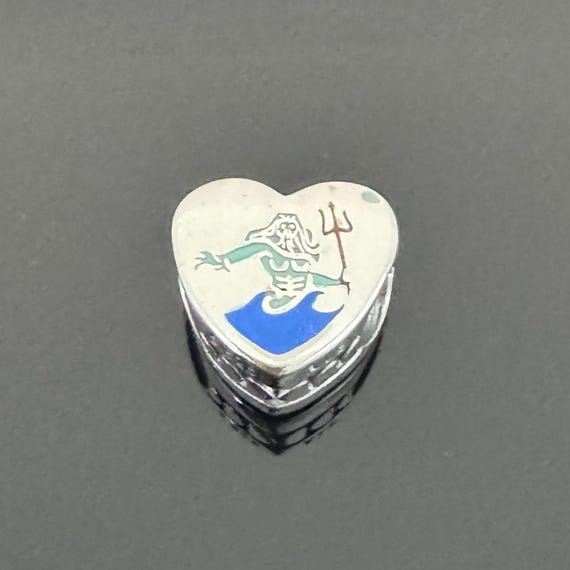 Authentic Pandora Virginia Beach Heart Charm|gift for Her|pandora