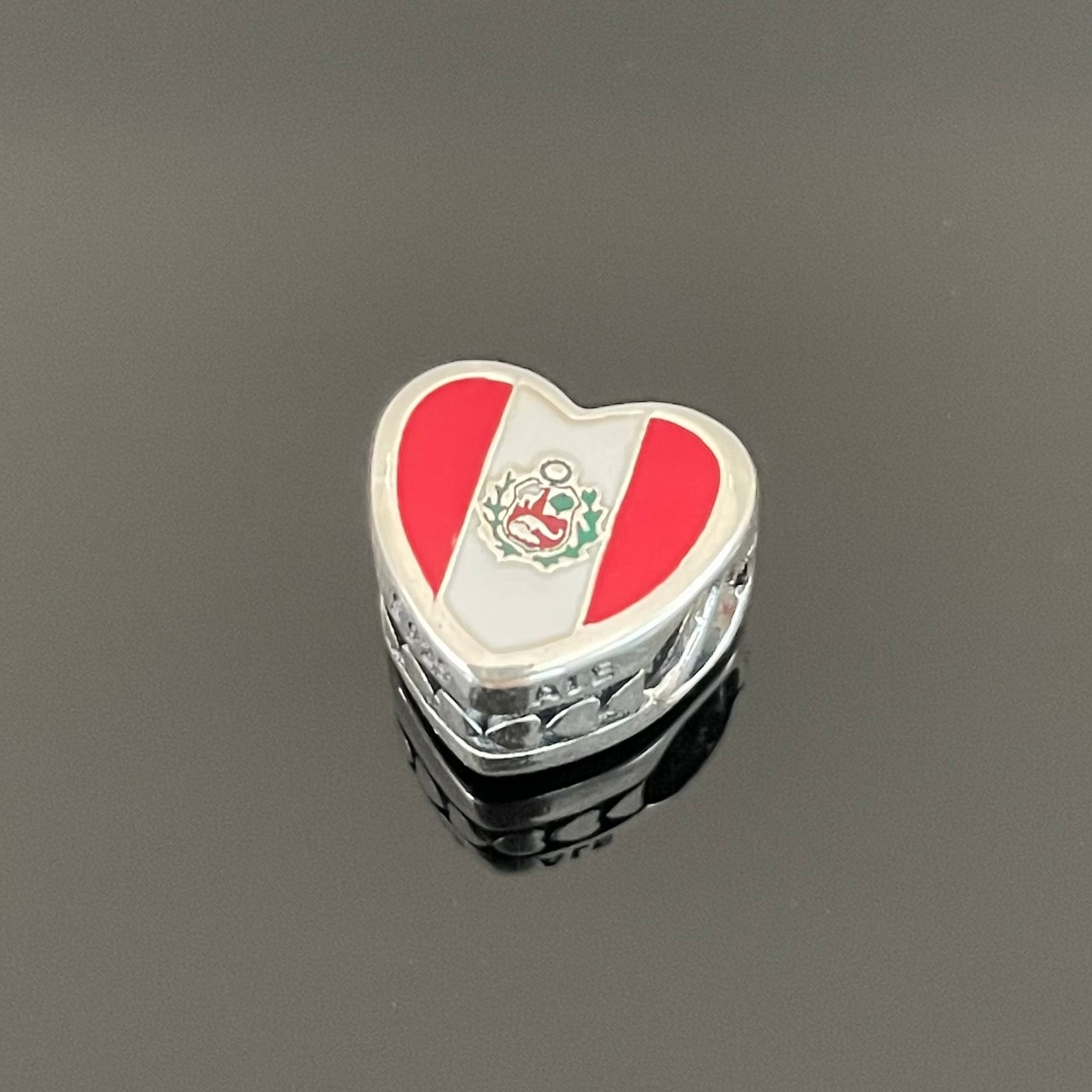 K09066【PERU ペルー SILVER 925】銀製 トレイ 持ち手付き シルバー 98g ATA 925 DEL PILAR PERU 刻印 ビンテージ Peru 925 silver - Etsy 日本